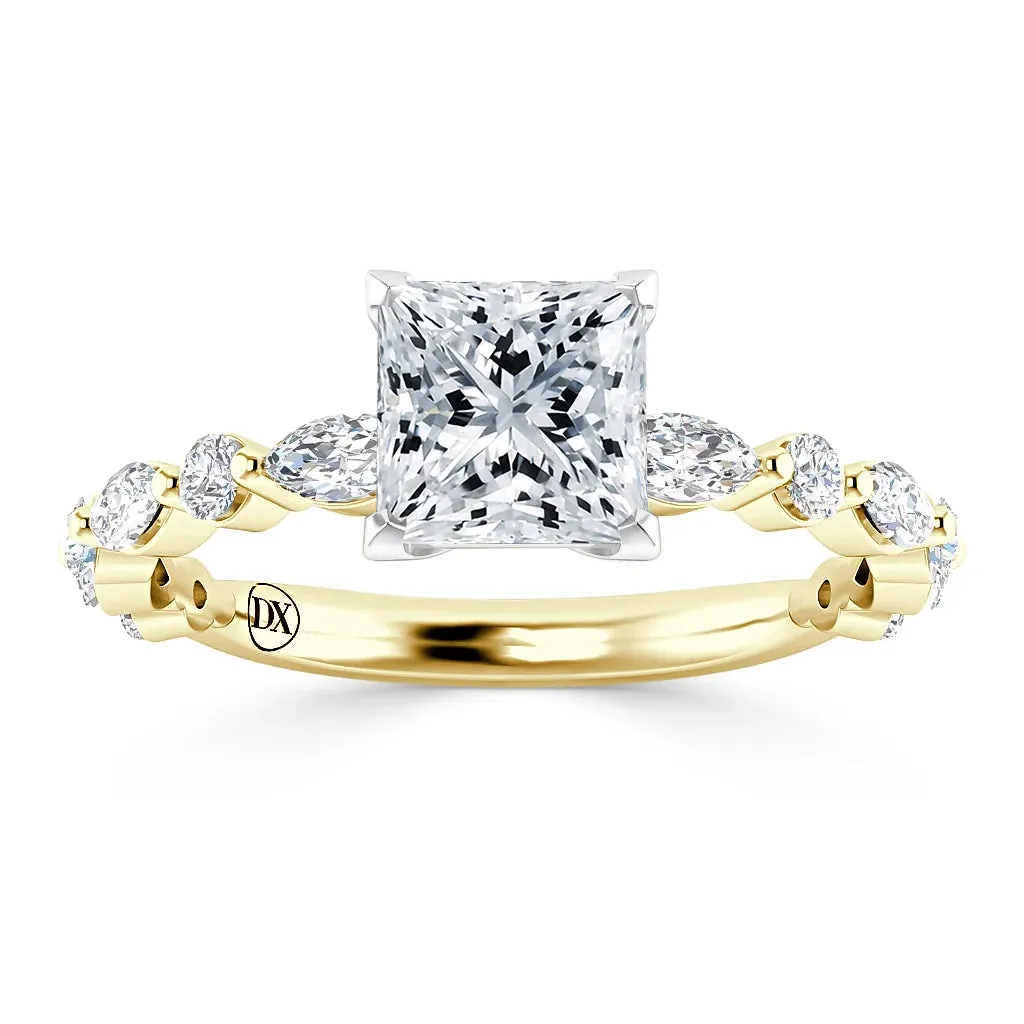 Katerina - 18ct Yellow Gold - Princess