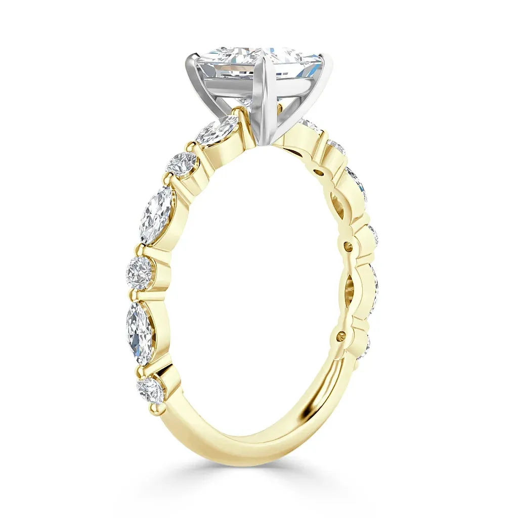 Katerina - 18ct Yellow Gold - Princess