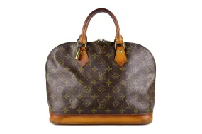 LOUIS VUITTON Alma monogram canvas bag