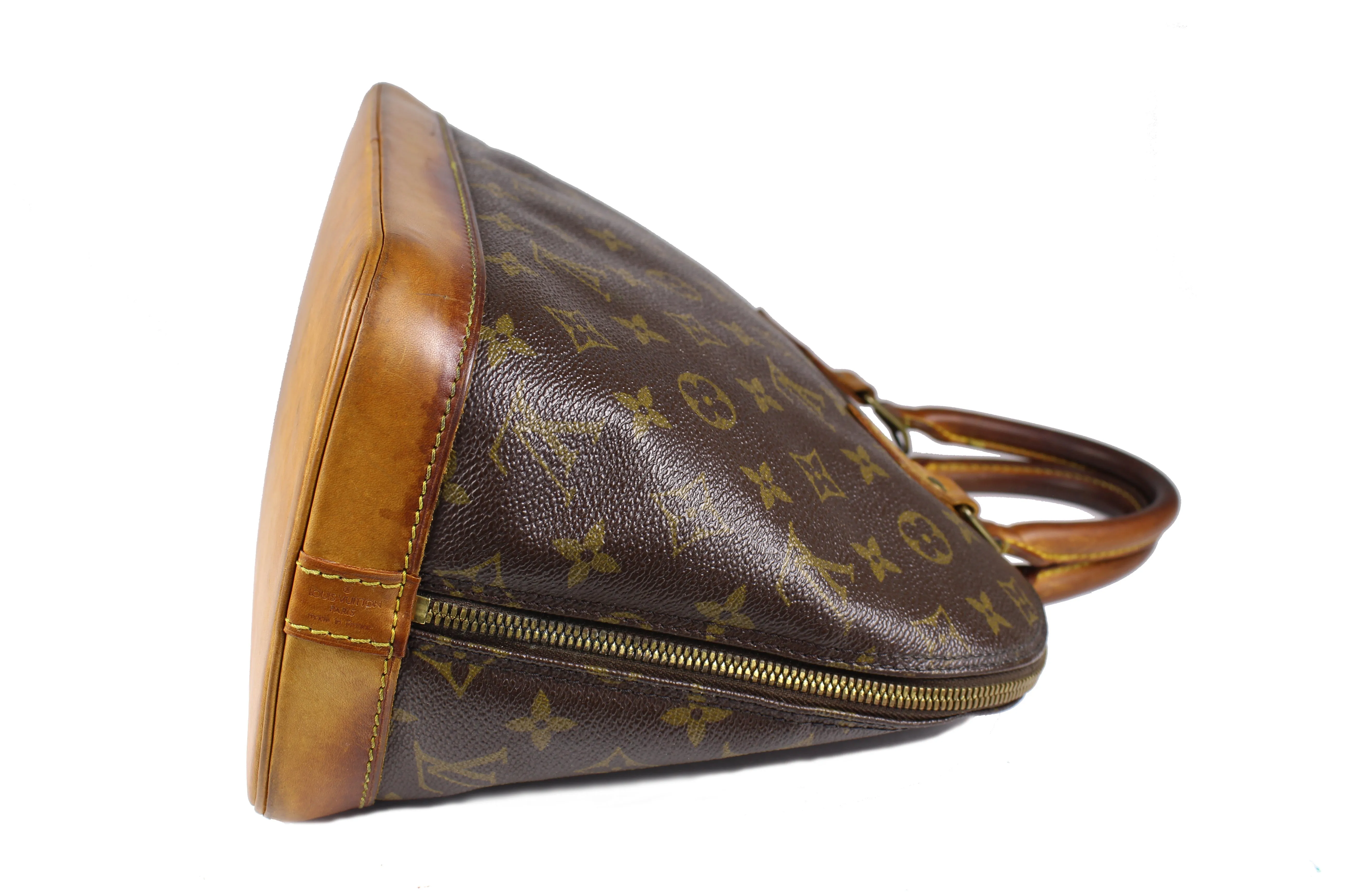 LOUIS VUITTON Alma monogram canvas bag