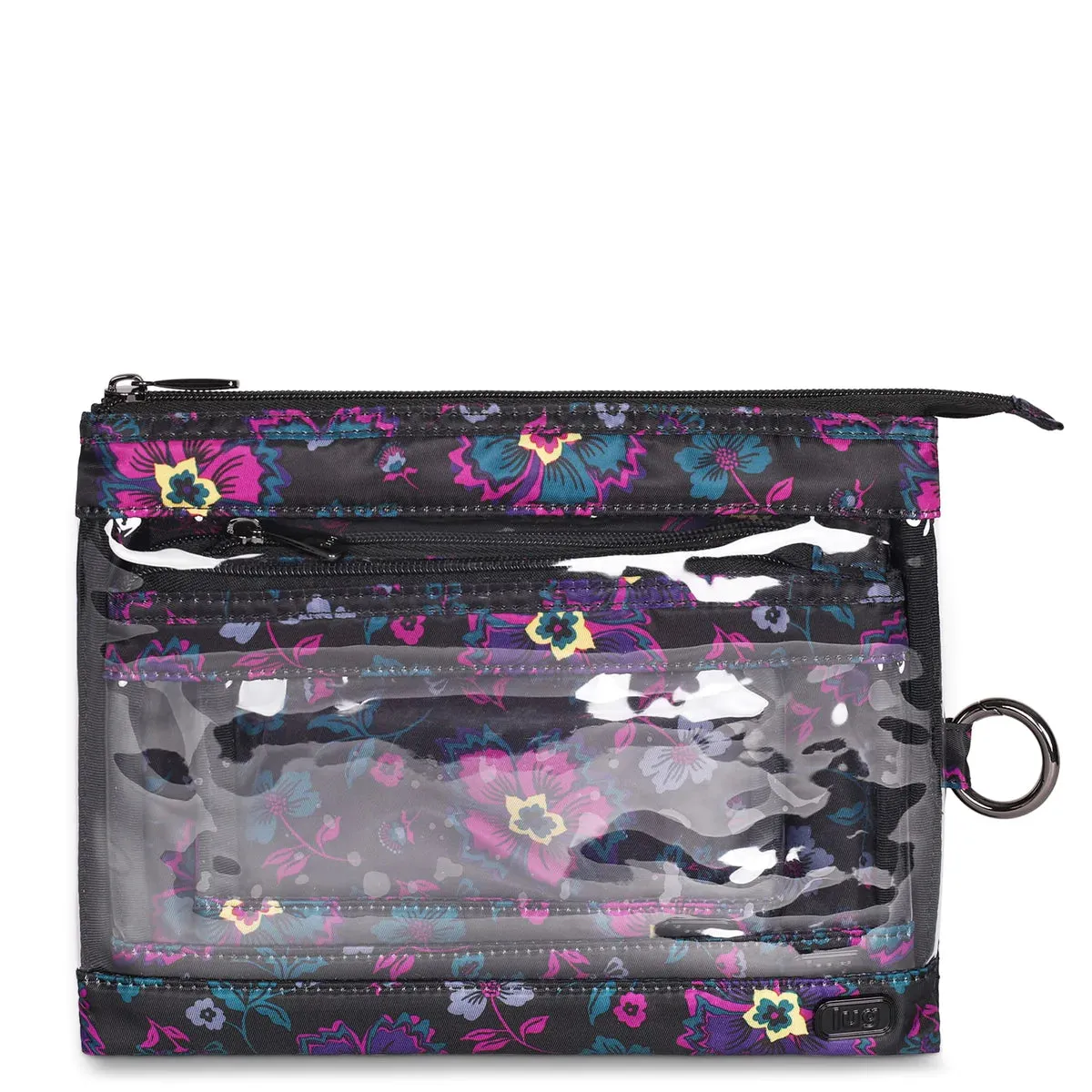 LUG Transport 3pc Storage Envelopes in Boho Floral Black