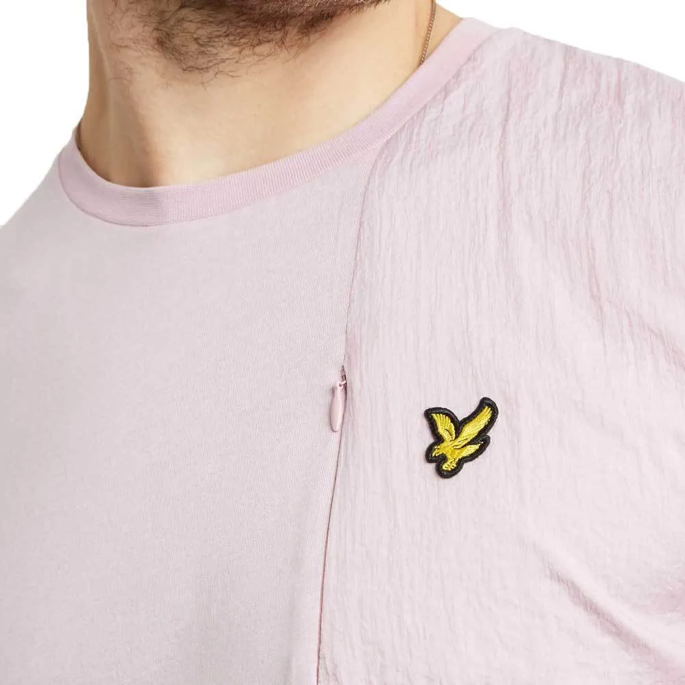 Lyle And Scott casuals Fabric Mix T-Shirt - Light Mauve TS1014V