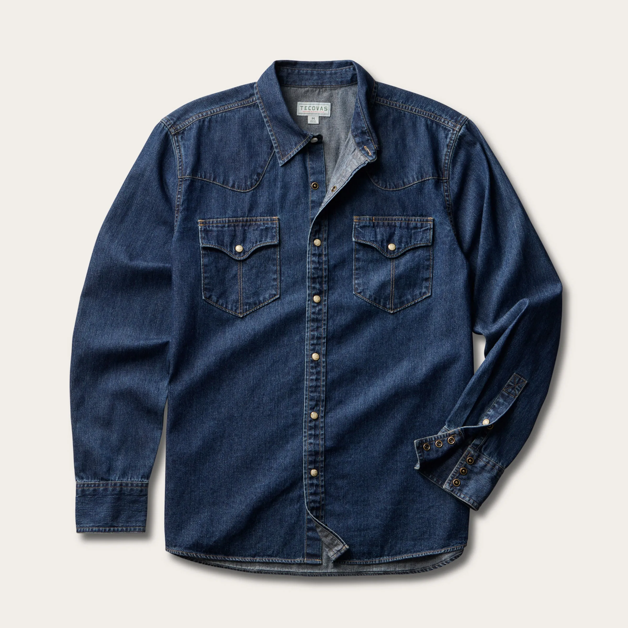 Men's Denim Pearl Snap