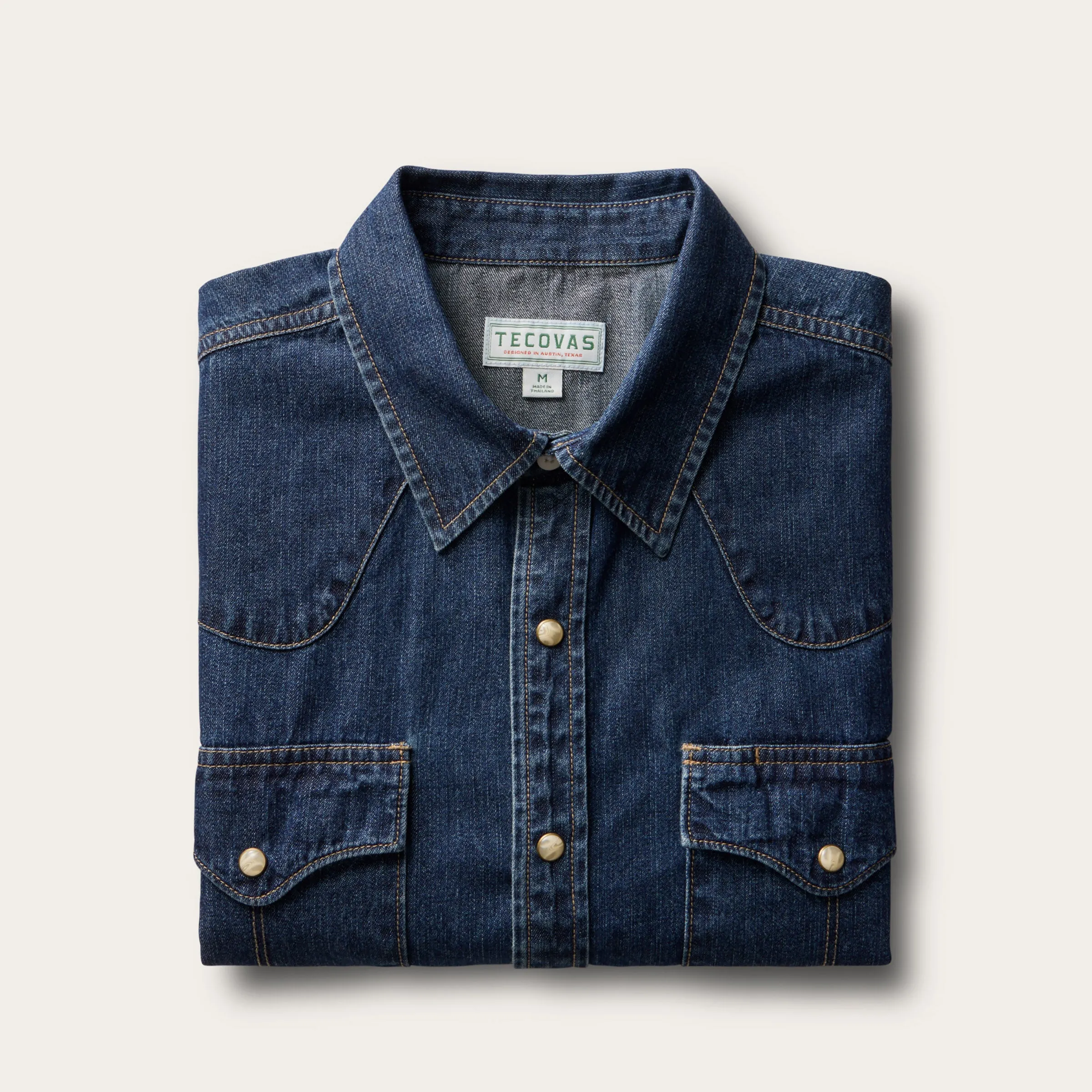 Men's Denim Pearl Snap