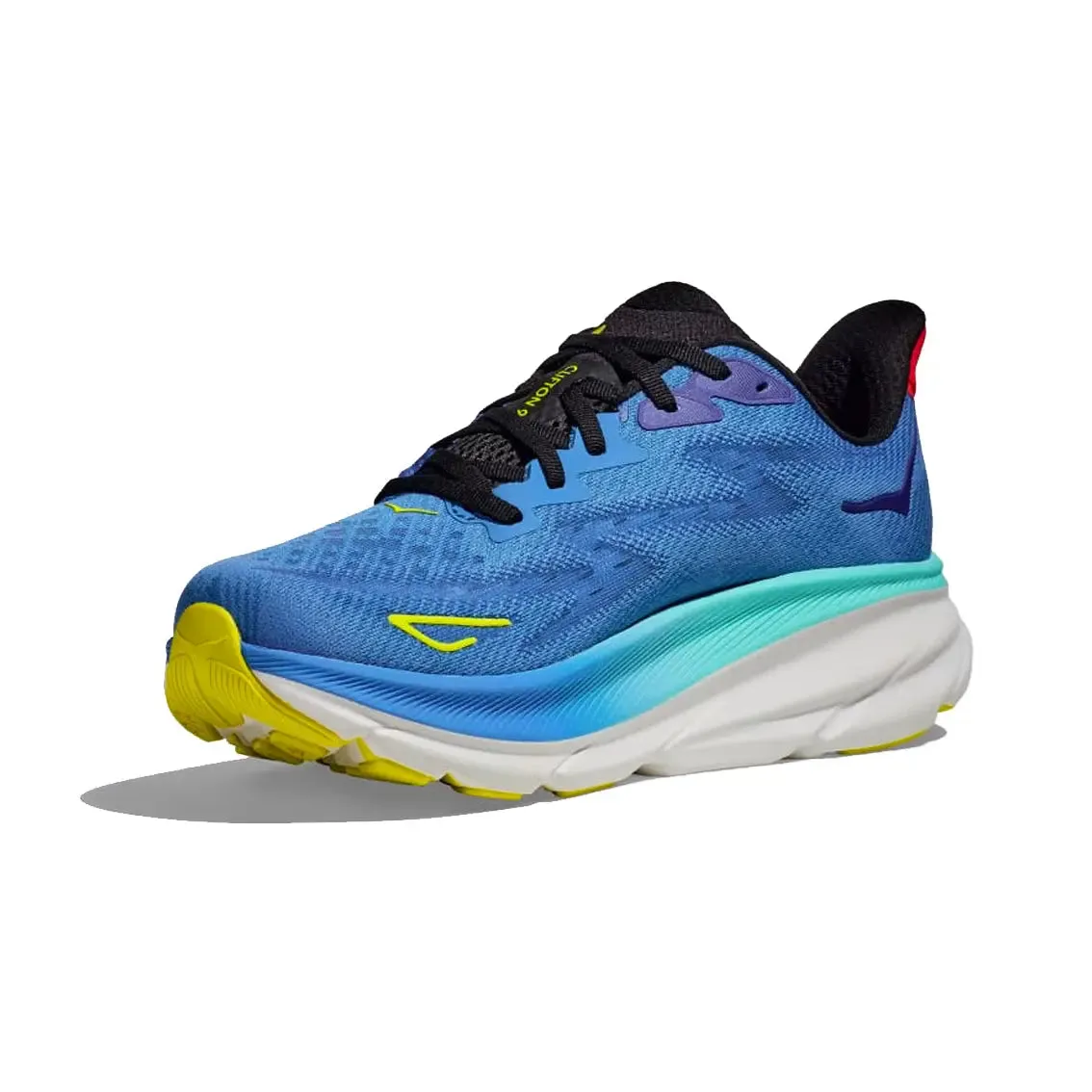 Mens Hoka Clifton 9 - Virtual Blue / Cerise