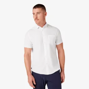 Men's Mizzen   Main | Leeward Trim Short Sleeve | White Solid