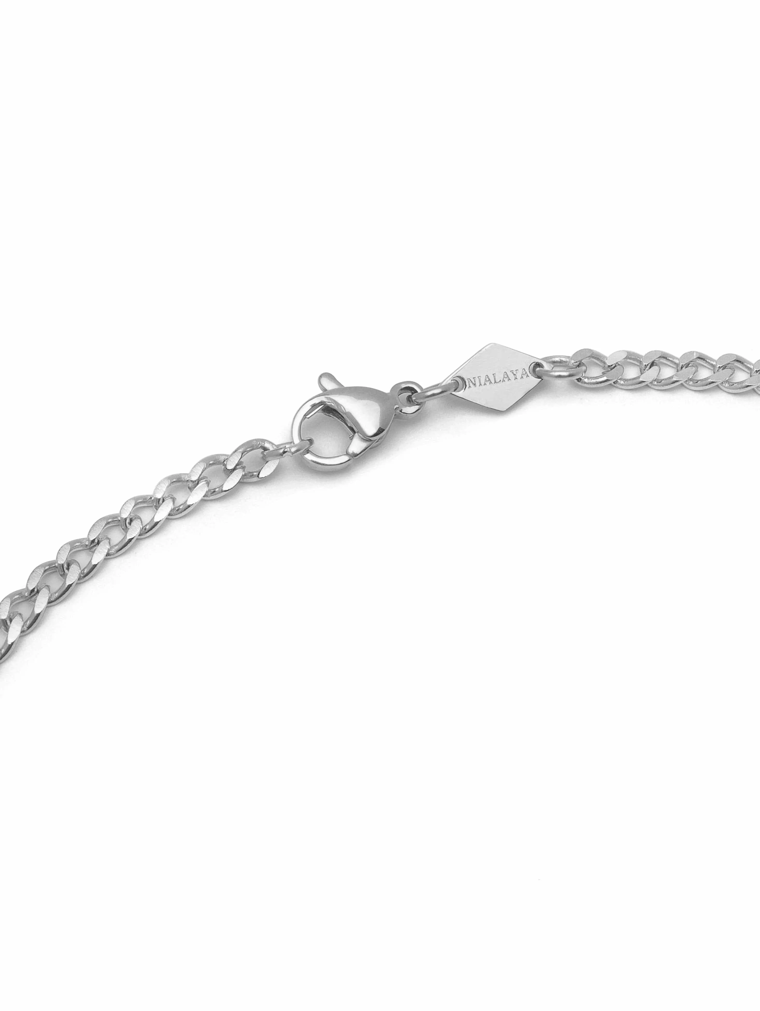 Men's Silver Cuban Link Chain in 3mm