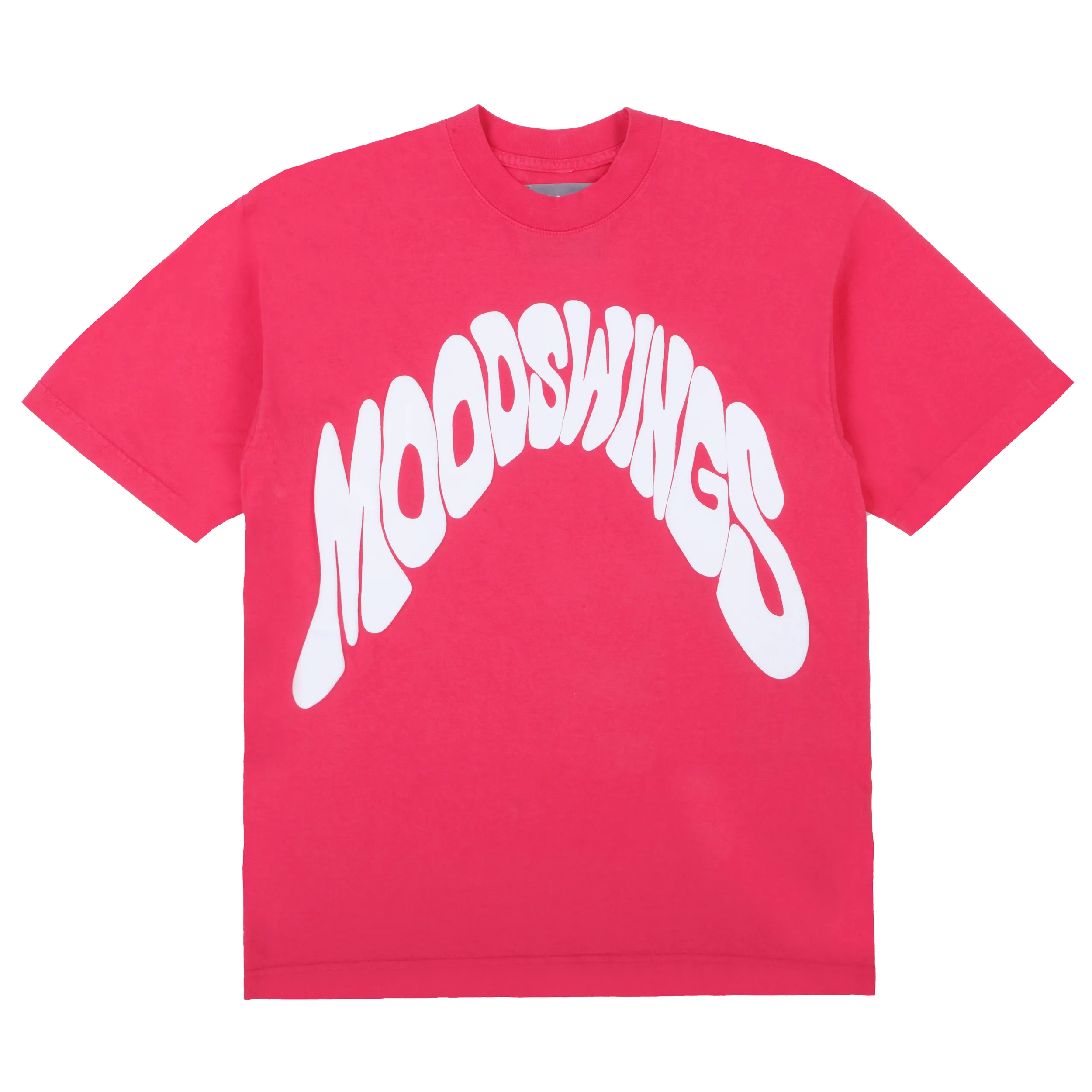 Mood Swings Swirl Tee Pink White