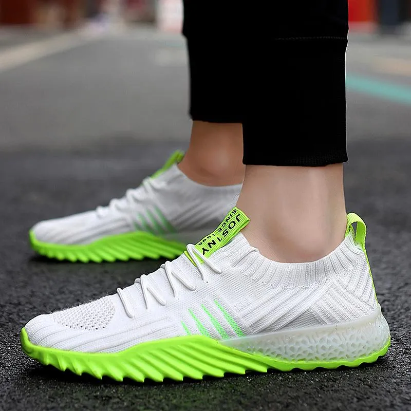 New 4D print Ultralight Men Running Shoes