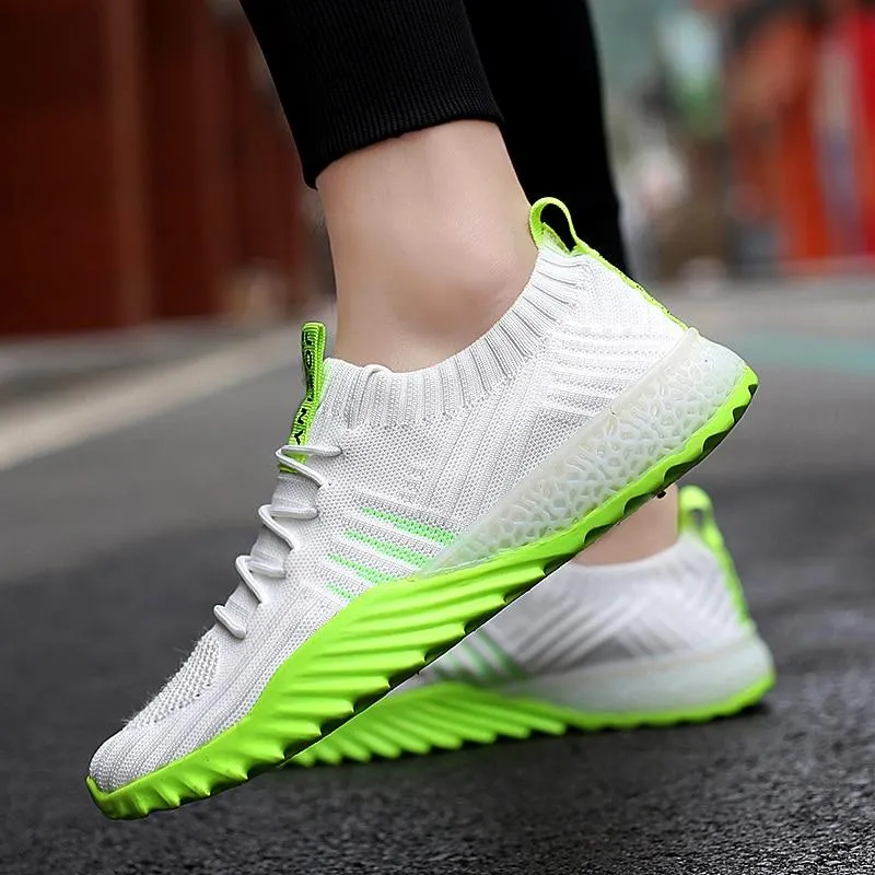 New 4D print Ultralight Men Running Shoes