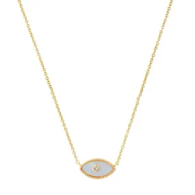 Opal Evil Eye Necklace