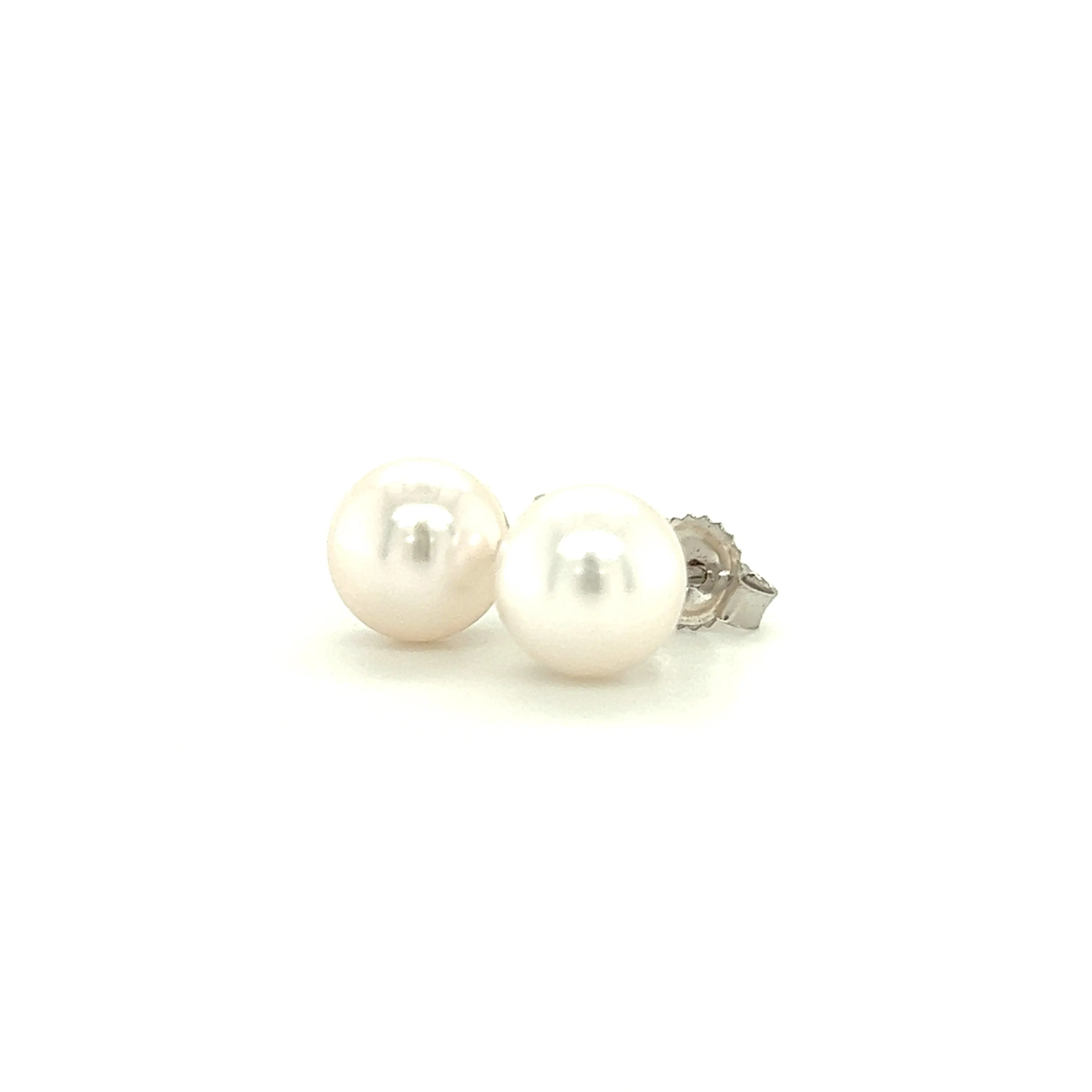 Pearl 6.5mm Stud Earrings in 14K Gold