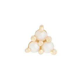 Pearl Cluster Stud (Single)