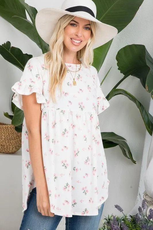 Peony Babydoll Top