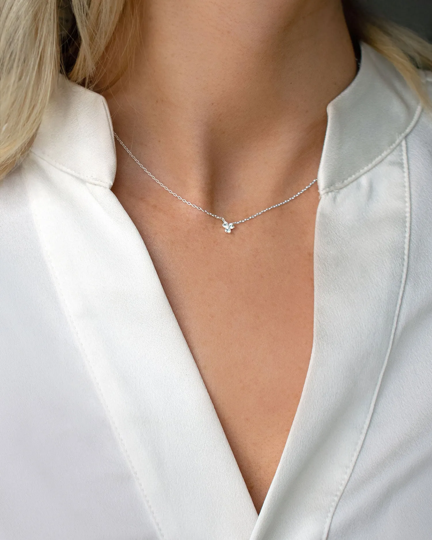 Petite Star necklace silver