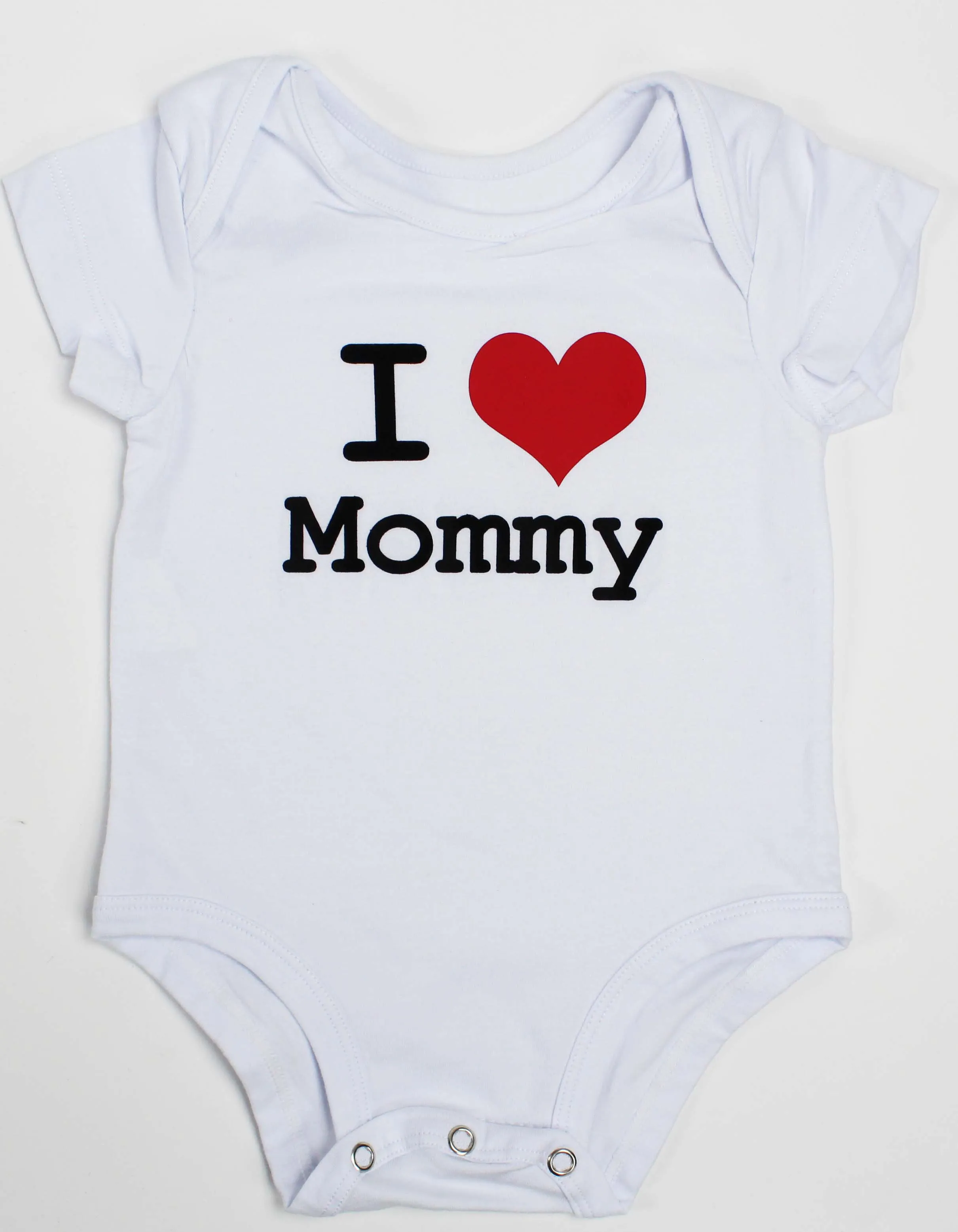 Popatu Baby "I Love Mommy" Baby Bodysuit