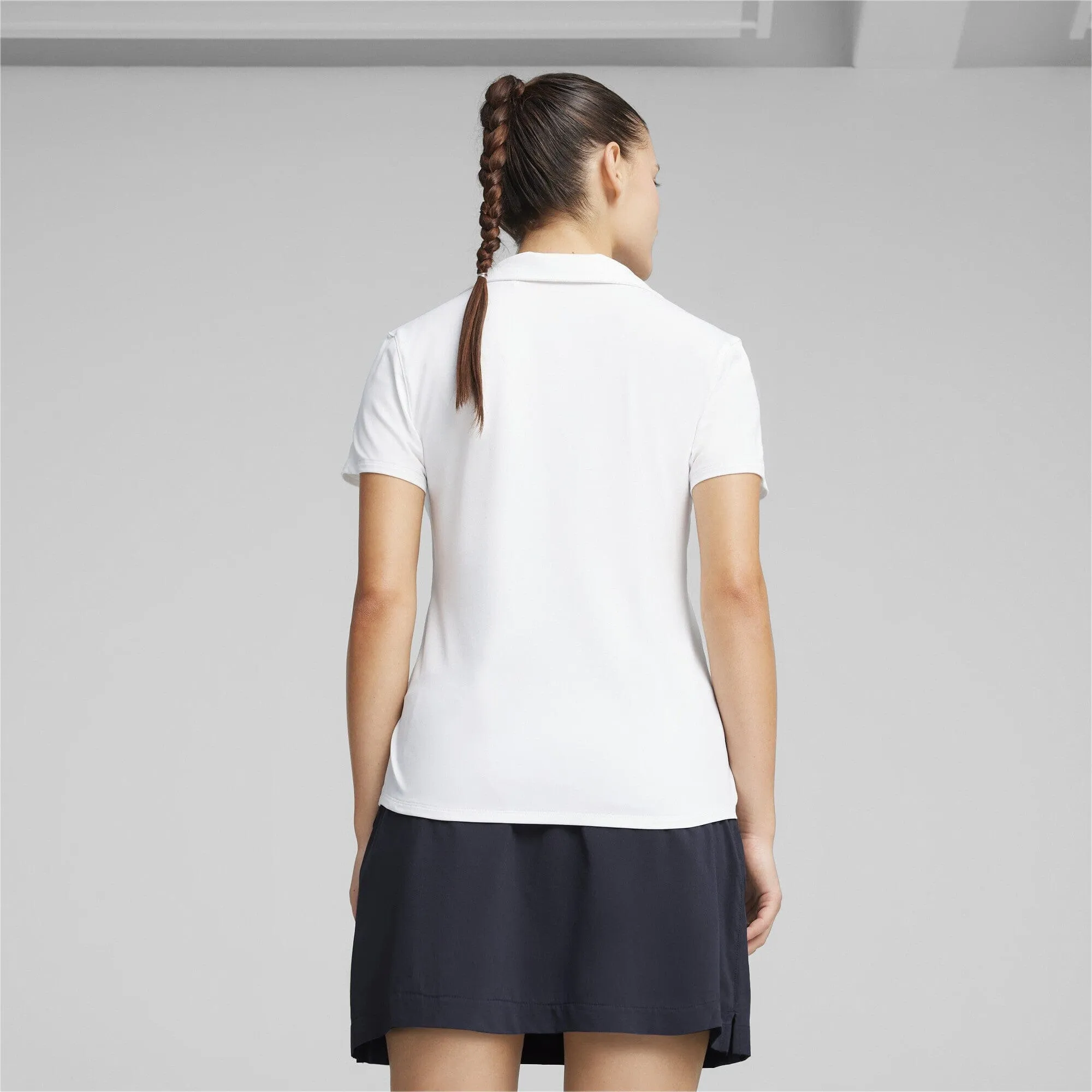 Puma polo CLOUDSPUN piped white glow