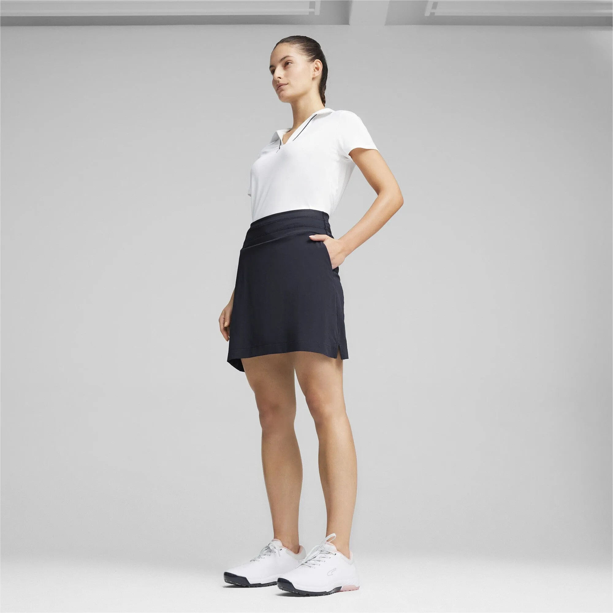 Puma polo CLOUDSPUN piped white glow