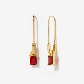 Rachel Ruby Earrings