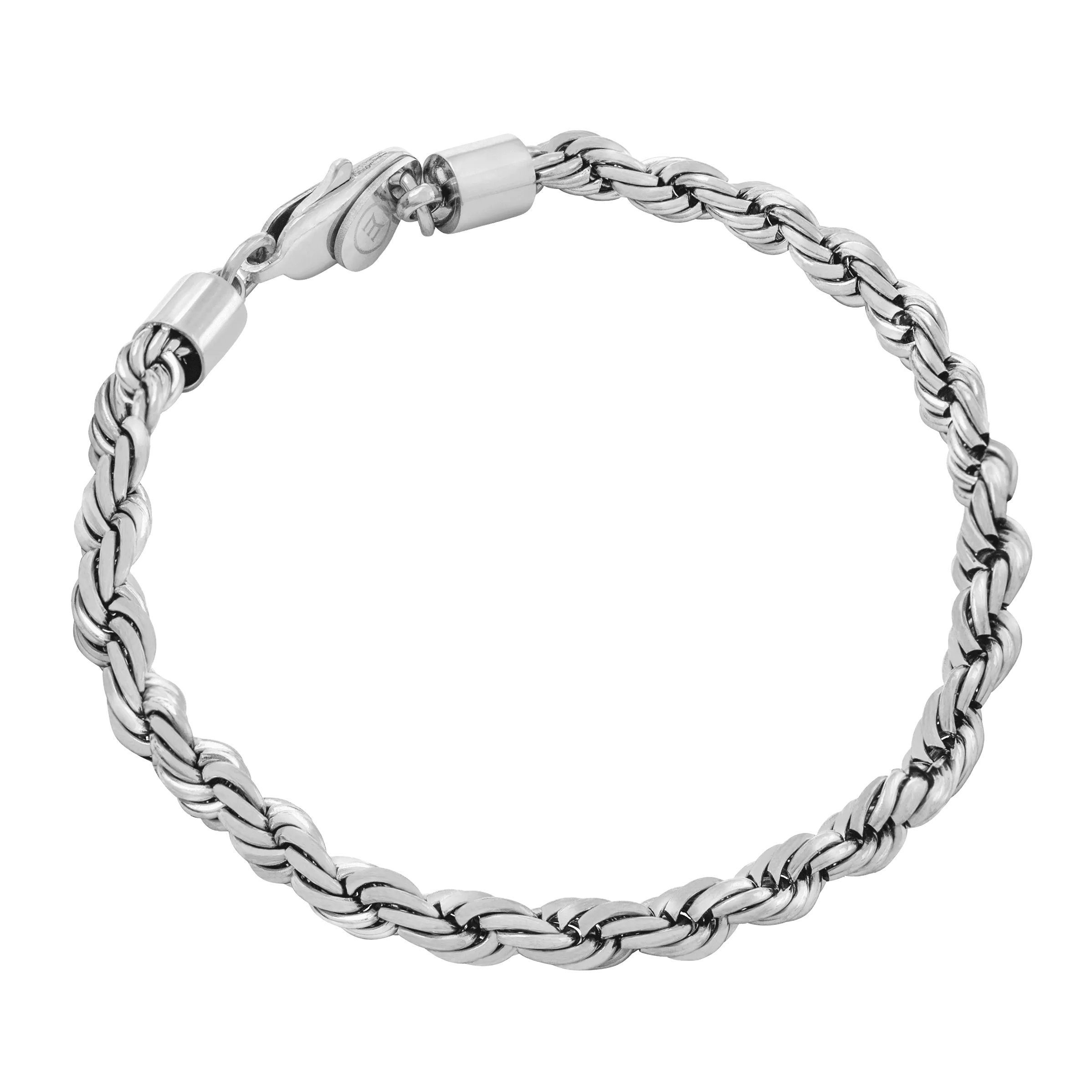 Rope Bracelet - White Gold