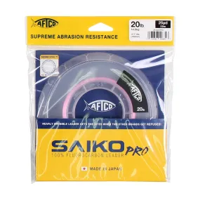 Saiko Pro 100% Fluorocarbon Leader | Pink