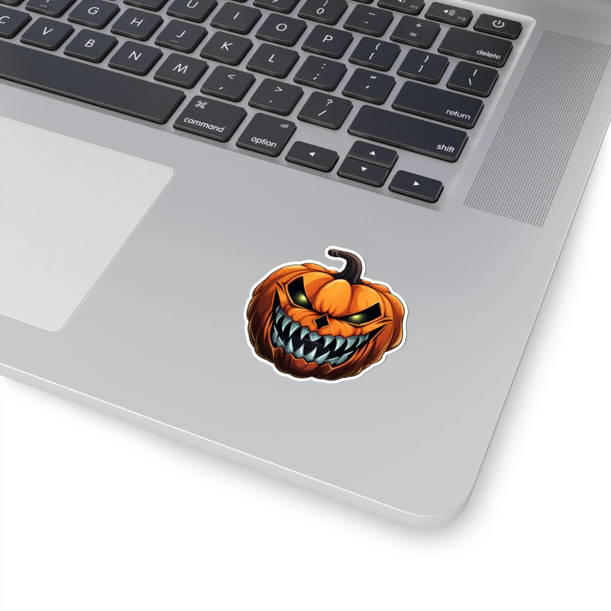 Spooky and Striking: Scary Halloween Jack O Lantern Pumpkin Stickers