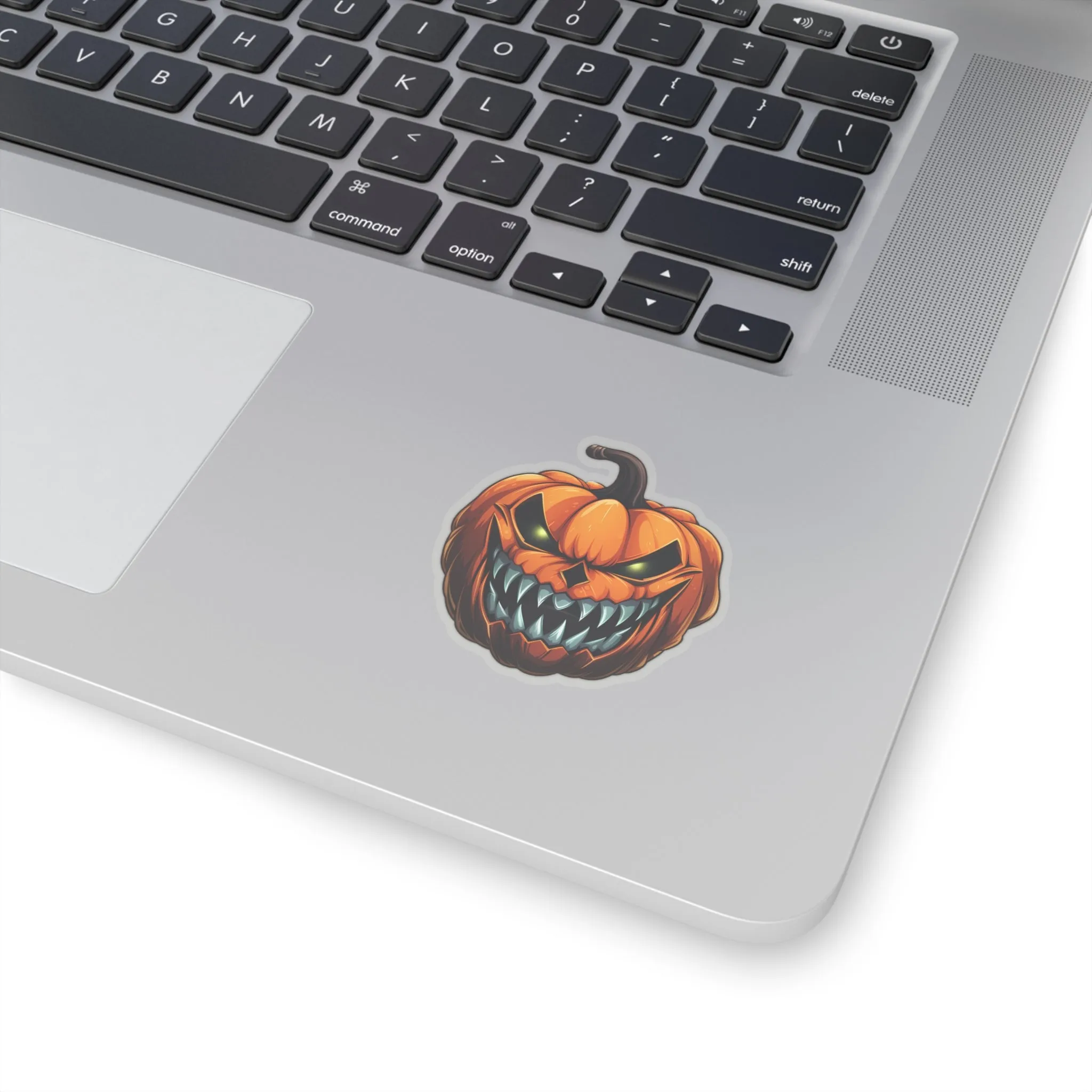 Spooky and Striking: Scary Halloween Jack O Lantern Pumpkin Stickers