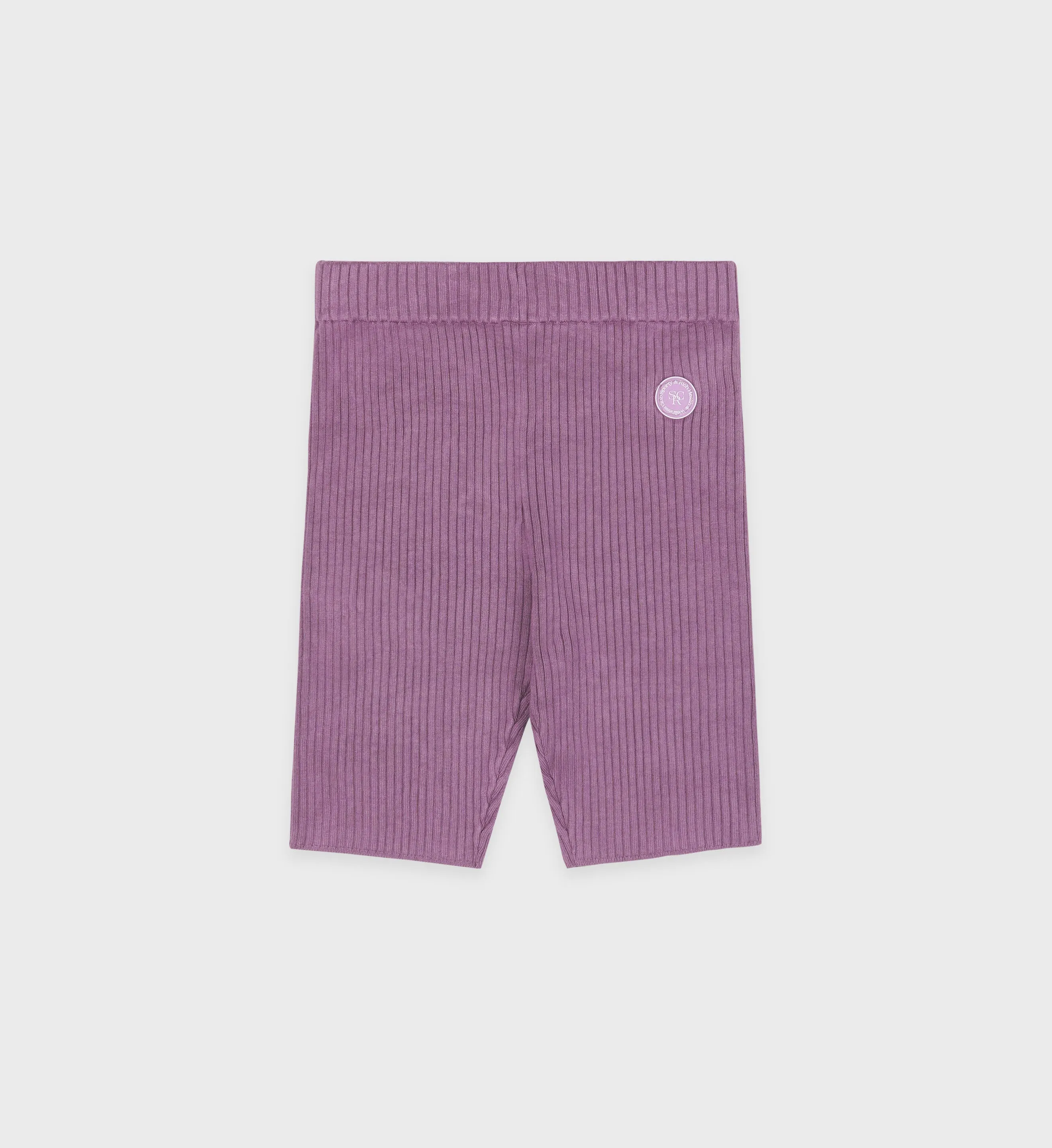 SRHWC Ribbed Biker Short - Violet