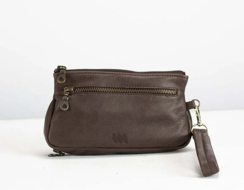 Thalia wallet - Terra brown leather