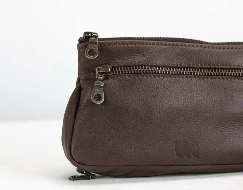 Thalia wallet - Terra brown leather