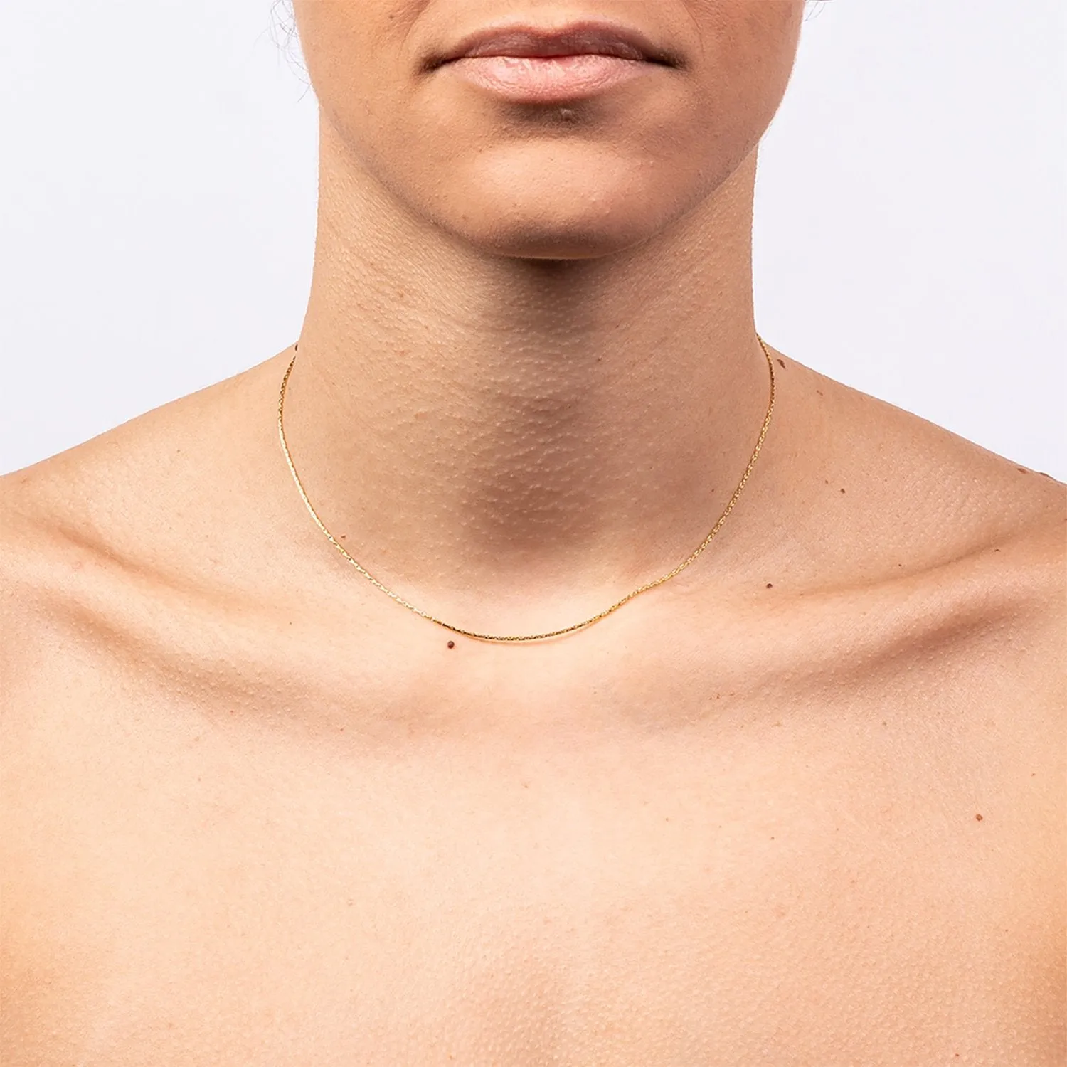 Ultra Thin Snake Chain - Choker