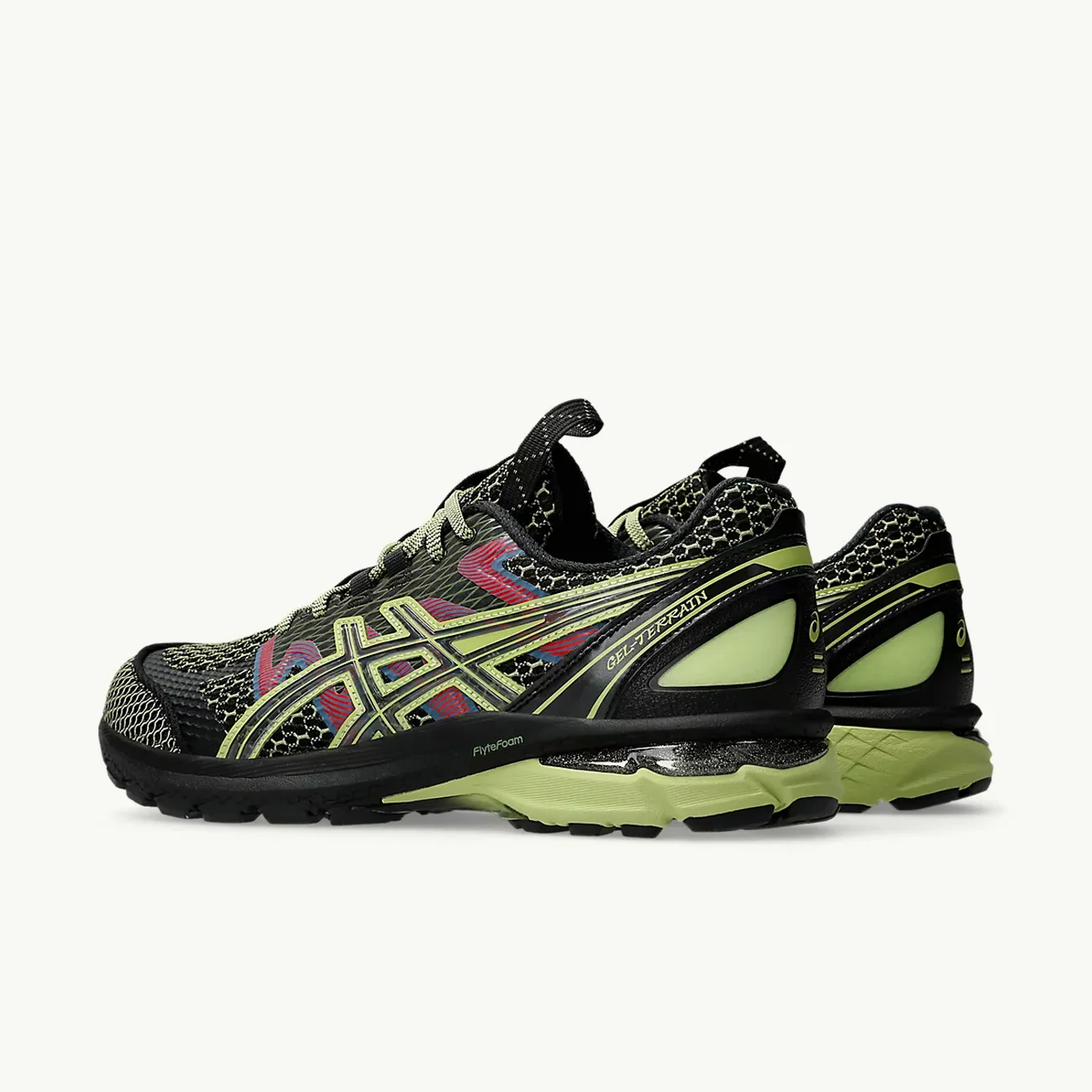 US4-S Gel-Terrain - Black/Neon Lime