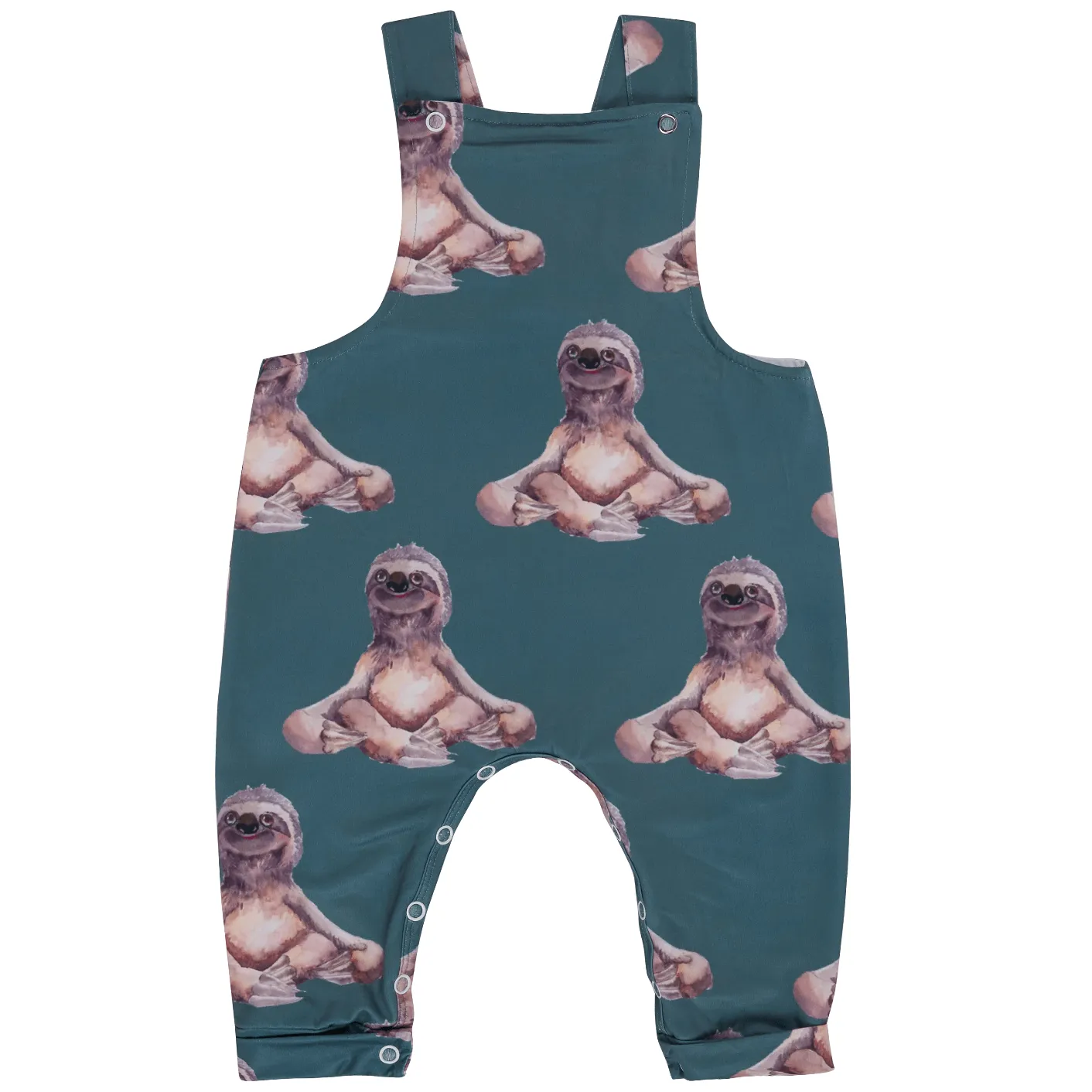 Vintage Sloth Long Leg Overalls