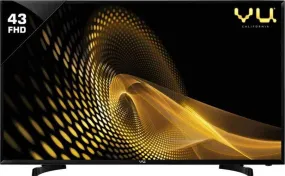 VU 108 cm (43 Inches) Full HD Smart LED TV 43PL (Black) (2019 Model)