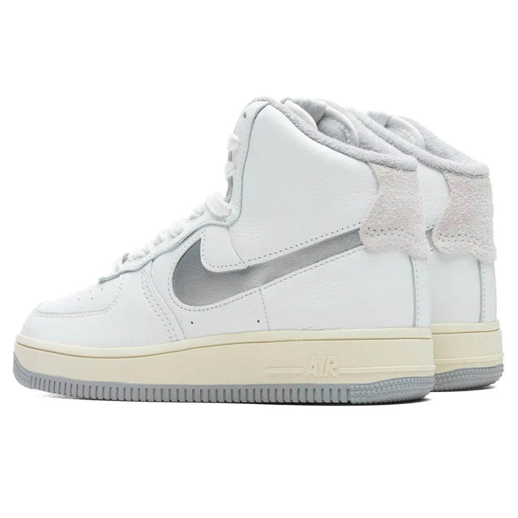 Women's Air Force 1 Sculpt - Summit White/Silver/Coconut Milk