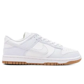 Women's Nike Dunk Low Premium Next Nature - White/Football Grey/Gum Light Brown