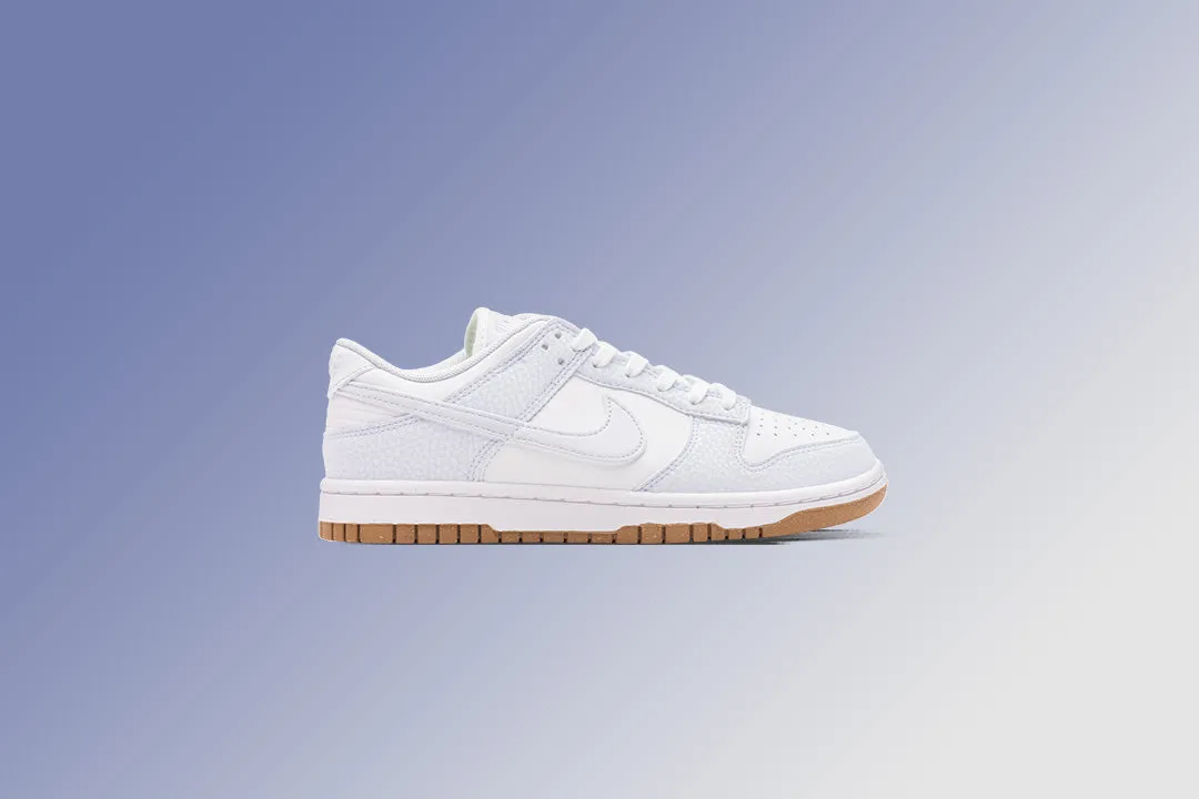 Women's Nike Dunk Low Premium Next Nature - White/Football Grey/Gum Light Brown