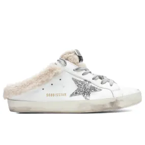 Women's Super-Star Sabot - White/Silver/Beige