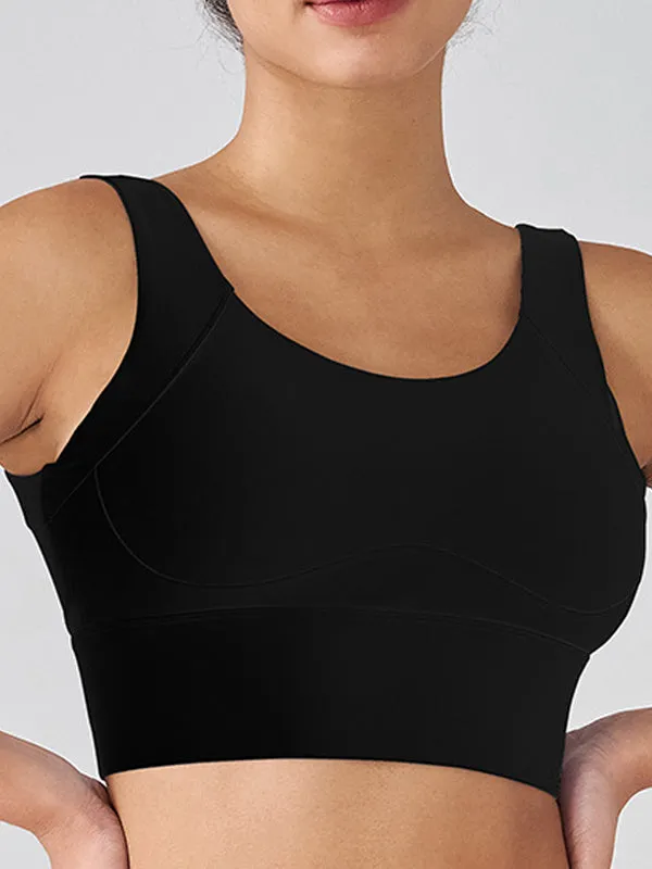 ZASUWA Female Backless U Collar Sports Bras